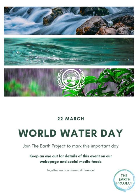 World Water Day The Earth Project