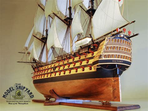 Hms Victory Wooden Scale Model Ship Stern View The Model Shipyard