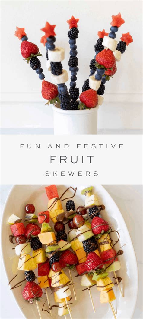 Fun And Festive Fresh Fruit Skewers Gud Learn