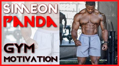 Simeon Panda Leg Workout Aesthetic Athlete Bodybuilder Gym Fitness Motivation