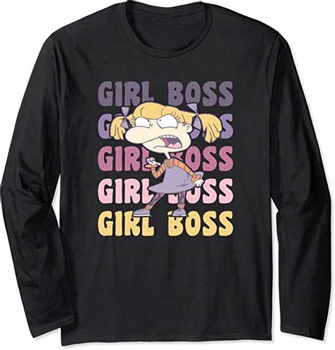 Rugrats Angelica Pickles Girl Boss Long Sleeve T Shirt