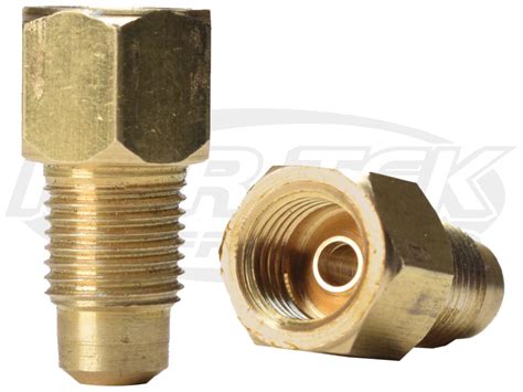 Brass Adapter Fitting 10mm 10 Male Metric Bubble Flare To 316