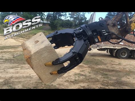 Boss Attachments Boss 4 50 Ton Rotating Demolitionrock Grapples Bhrg