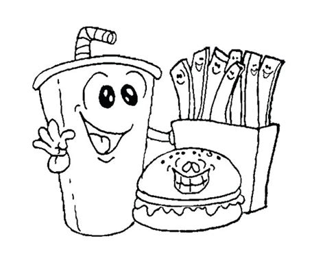 Popcorn coloring sheet free download and printable. Food With Faces Coloring Pages at GetColorings.com | Free ...