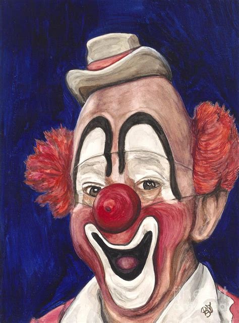 Master Clown Lou Jacobs By Patty Vicknair Clown Paintings Creepy