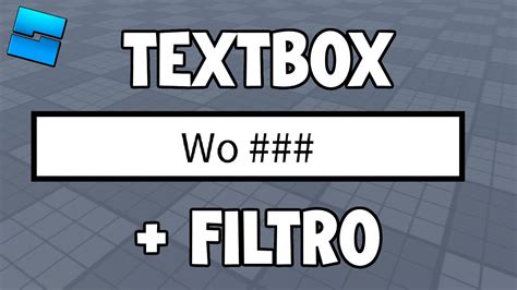 Textbox E Como Filtrar Texto Roblox Studio Youtube