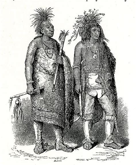 Native Americans Indians Osage And Iroquois Chiefs