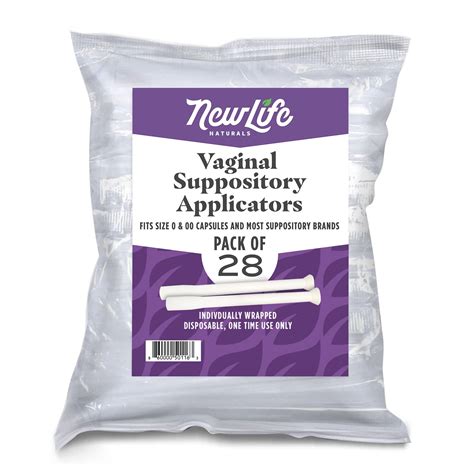 Buy Disposable Plastic Vaginal Suppository Applicators Individually Wrapped Suppository