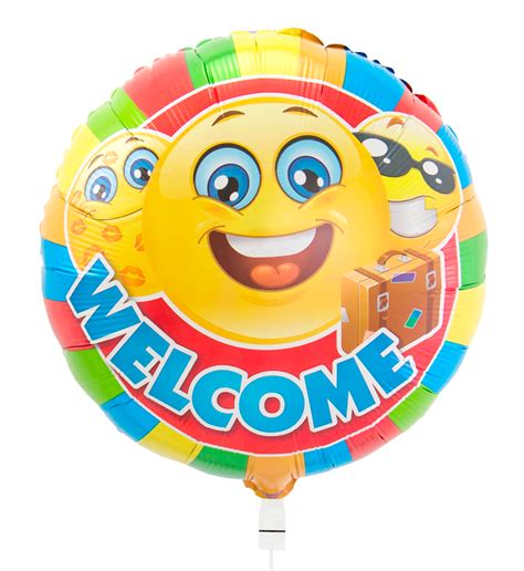 Ballon Emoji Welcome Smiley Hallmark
