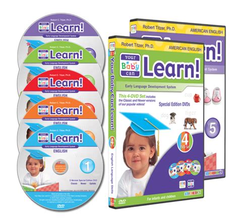 Your Baby Can Learn American English 5 Dvd Set Your Child Can Read