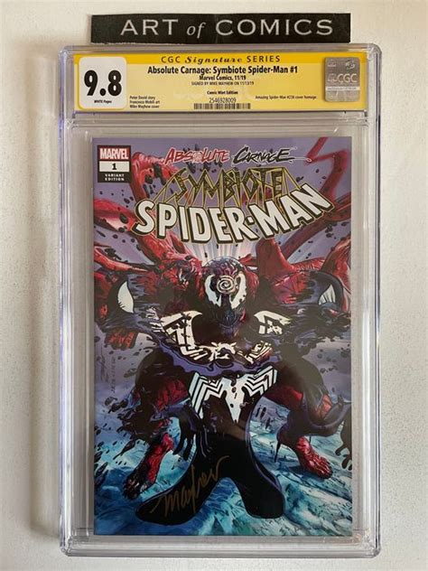 Absolute Carnage Symbiote Spider Man 1 Signed By Mike Catawiki