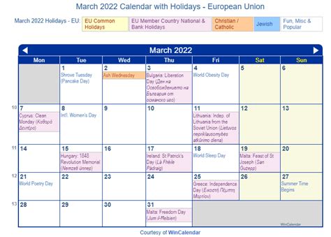 Free Printable March 2022 Calendar Pdf And Png Printable Calendar