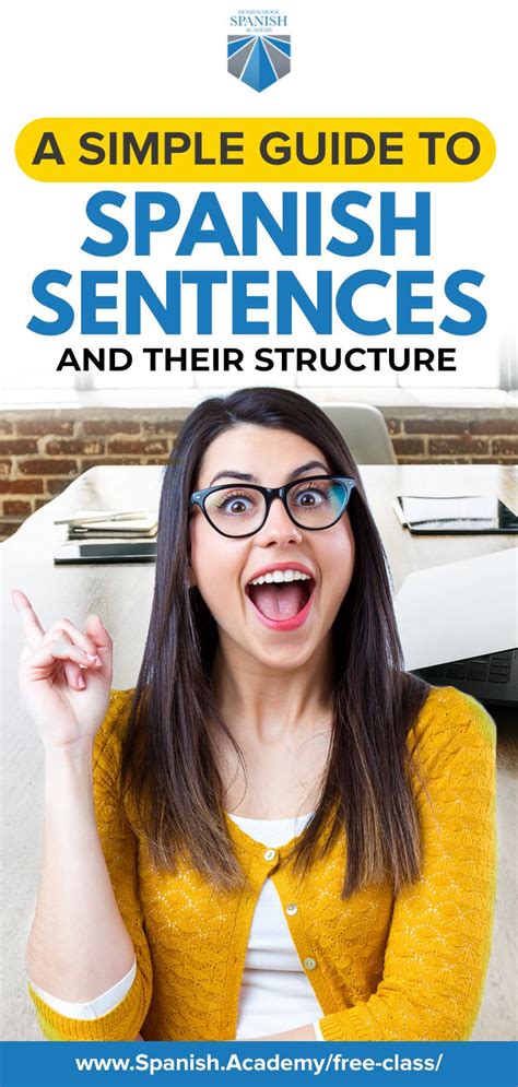 a simple guide to spanish sentences and their structure spanish sentences learning spanish