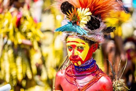 The Huli Wigmen Of Tari Tribes Of Papua New Guinea
