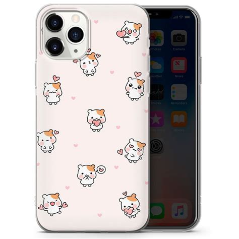 cat phone case cute kitten cover fit for iphone 14 pro 13 etsy uk