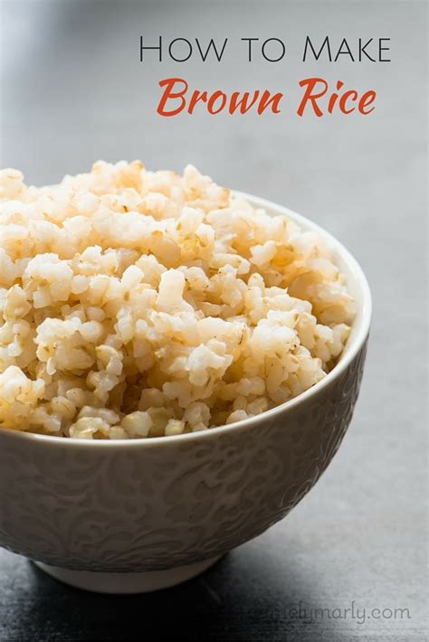 Never have mushy or crunchy brown rice again. How to Make Brown Rice - Namely Marly