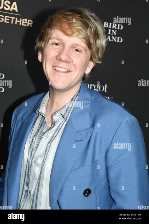 beverly hills california usa 25th january 2020 comedian josh thomas attends g day usa 2020 on