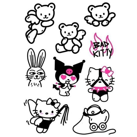 Hello Kitty Tatuagens Da Hello Kitty Tatuagens Bonitas Tatuagem Doodle