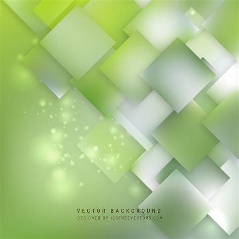 Abstract Light Green Square Background Design