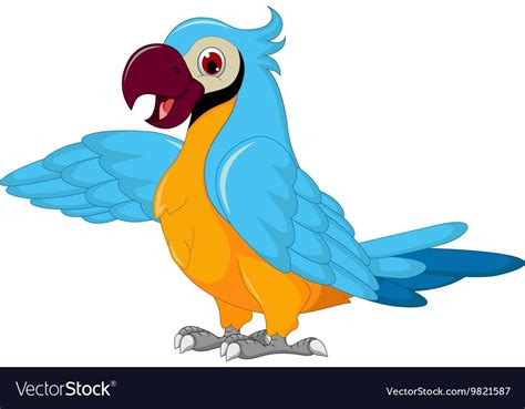 Parrot Cartoon Tiki Bar Free Preview Parrots Adobe Illustrator
