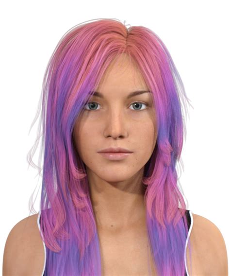 Pink Hair Long Hair Bot Libre