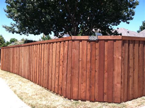 Privacy Fences Lewisville Tx Cedar Wood Privacy Fence 8 Ft Board On