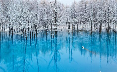 El Lago Azul De Hokkaido En Japón La Mirilla Contenidos