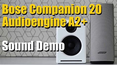 Not only are these speakers perfectly sized for desktop use the original a2 speakers were a hit for a good reason. Audioengine A2+ vs Bose Companion 20 || Sound Demo w/ Bass ...