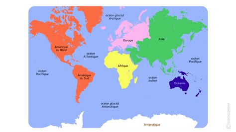 La Carte Des Continents Du Monde My Blog