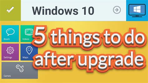 5 Things You Should Do After Upgrading Or Installing Windows 10 Youtube