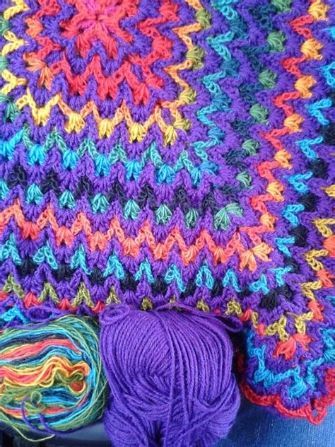 Ravelry Bargello Blanket Pattern By Elena Fedotova Afghan Crochet