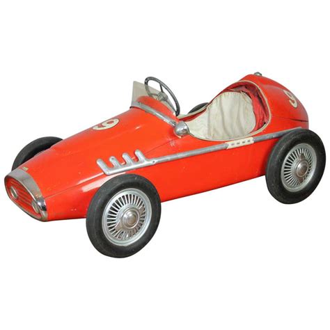 Vintage Pedal Car Ferrari Racer Morellet Et Guérineau France 1950s