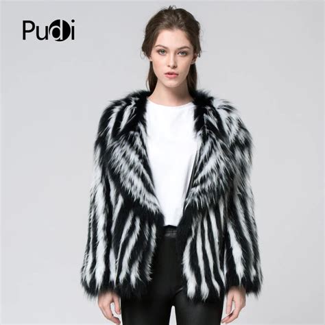 Ct7043 Women New Knitted Real Raccoon Fur Coat Full Sleeve Genuine