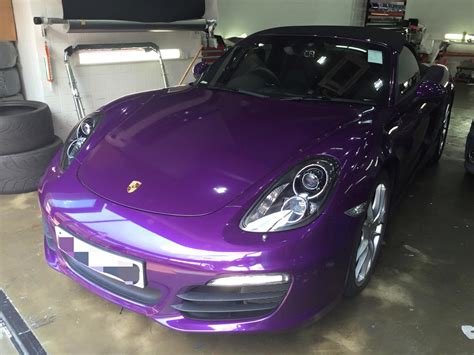 What i wanna get is only the paint code + formula and where can i get this. Midnight Purple Porsche Boxster by Impressive Wrap