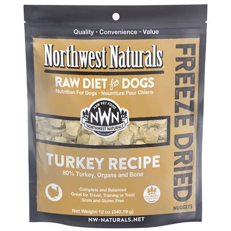 Northwest Naturals Turkey Freeze Dried Raw Diet For Dogs Kohepets