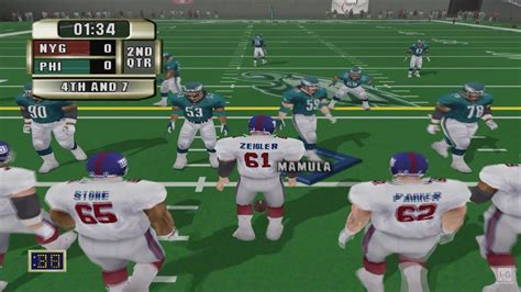Nfl Gameday 2001 Ps2 Gameplay 4k60fps Youtube