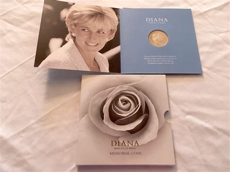 Princess Diana Collectibles 1999 Memorial Coin Musical Etsy