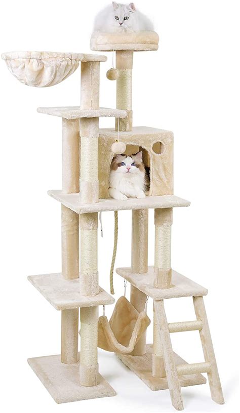 Rabbitgoo Cat Tree Cat Tower 61 For Indoor Cats Multi Level Cat Condo