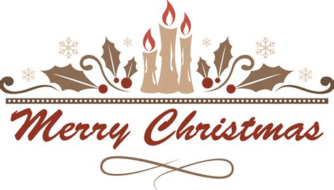 Christmas Poster Vector Merry Christmas Candle Posters Header Png