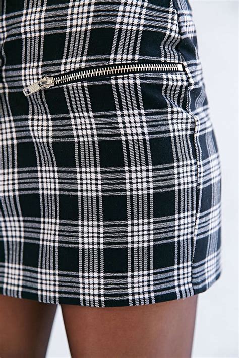 Plaid Zip Pocket Mini Skirt 50 Originally 69 Ts For Grunge