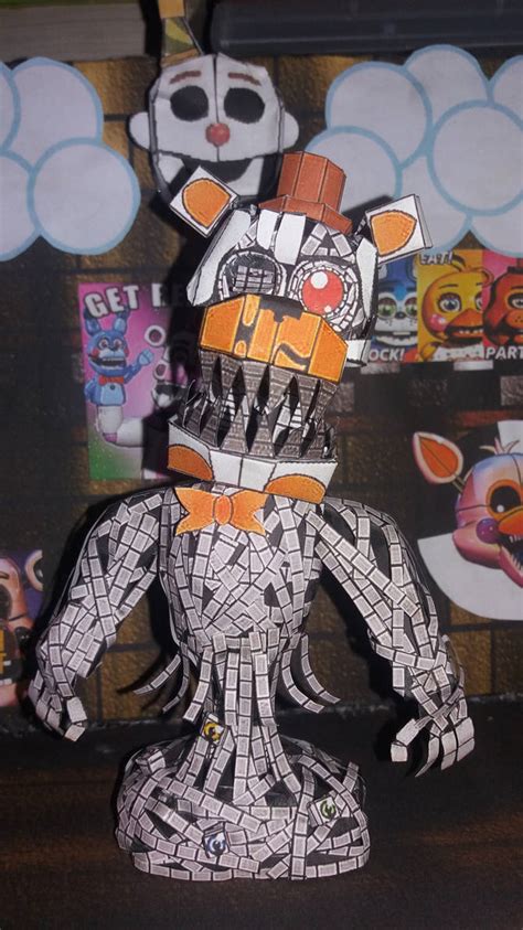 Papercraft Fnaf Molten Freddy Toy Chica Fnaf 2 Papercraft By Images