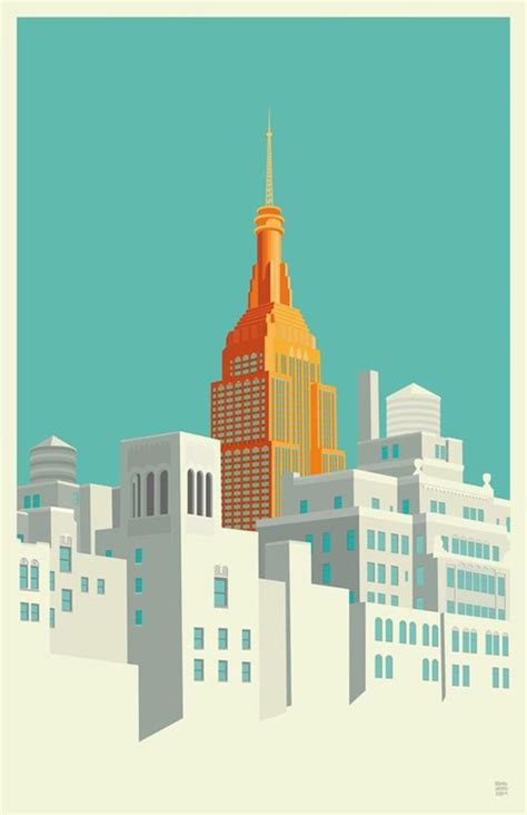 New York Prints Remko Heemskerk Architecture Illustration Building