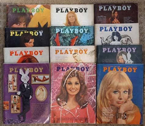 Playboy Magazine Complete W Centerfolds G Vg Picclick