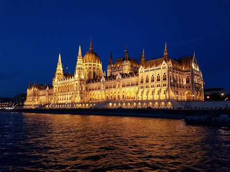 Budapest Parliament At Night Travel