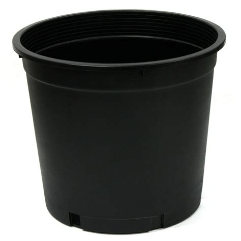 40 Pots Of 5 Gallon Black Plastic Plant Nursery Pot Container Grow