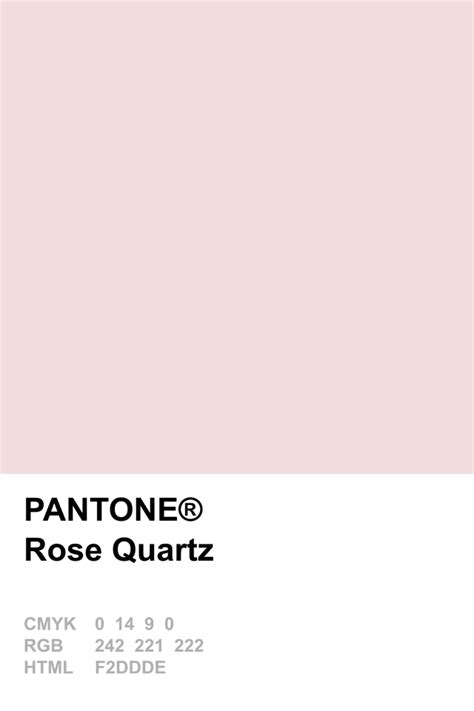 The pms color conversion allow designers to 'color match'. Pantone Colour of the Year 2016 Rose Quartz | Pantone ...