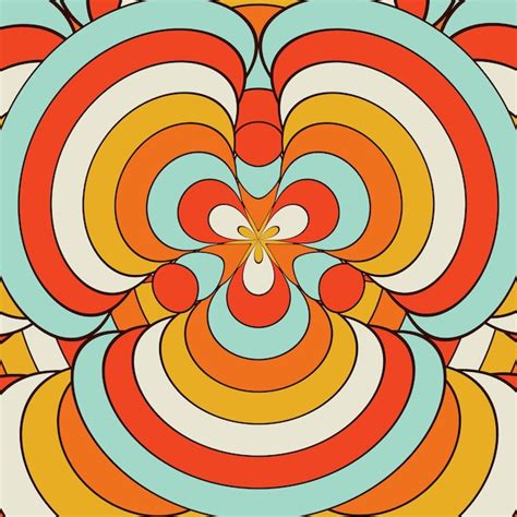 Premium Vector Abstract Psychedelic Groovy Background Vector