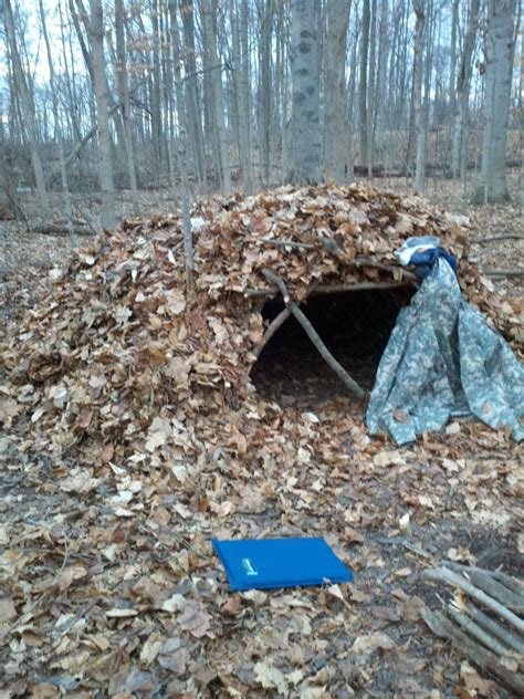 Beardventures Cold Weather Survival Shelter Testing
