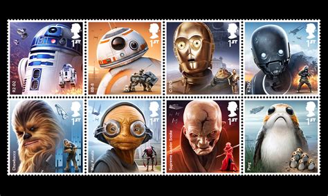 Digital Progression Star Wars Stamps