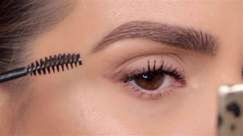 How To Make Your Eyebrows Look Thicker Tutorial Ali Andreea Youtube